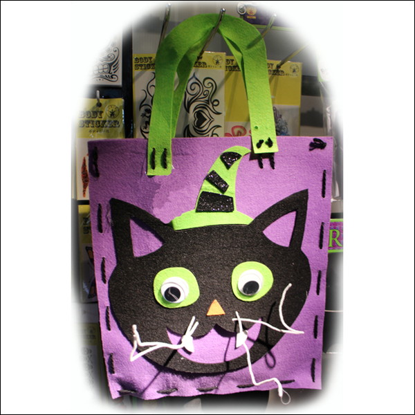 ハロウィングッズ キャットフェルトバッグ手作り工作キット Felt Bag Kit Cat イベントグッズ イベント用品